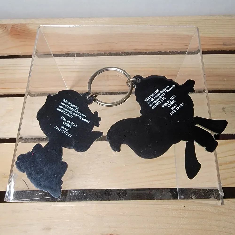Teen Titan Go! Soft PVC Keychain Starfire & Beast Boy